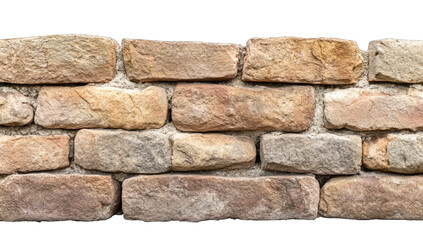 Obraz premium a close-up view of a rustic stone wall showcasing various textur