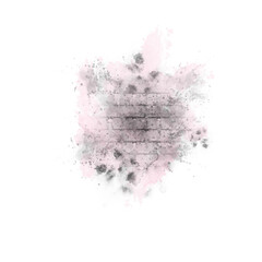 Blank And Pink Watercolor Abstract Background Texture