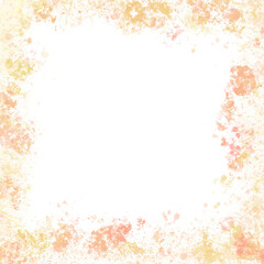 Grunge Ink Frame with Splatter Texture