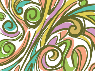 abstract background flower nature colorful illustration.eps