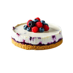 cheesecake with berries