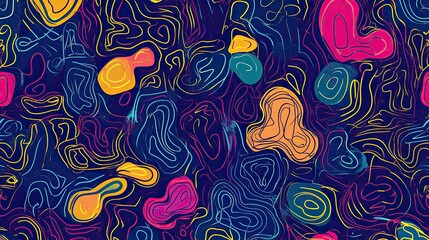 Naklejka premium Colorful Scribbles