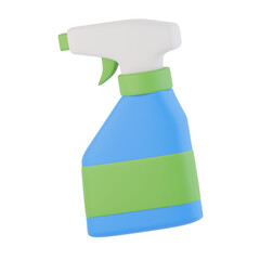 Sprayer Bottle 3D Icon, 3D rendering