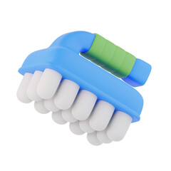Toilet Brush 3D Icon, 3D rendering