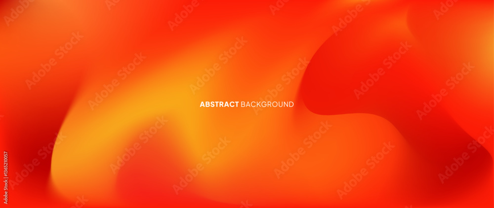Poster bright, flaming orange abstract gradient background. dynamic wave gradient with a flaming fire theme