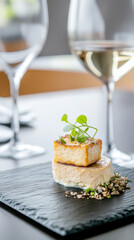 Elegant dining experience with gourmet cuisine and sophisticated ambiance