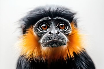 Fototapeta premium Monkey isolated on white background