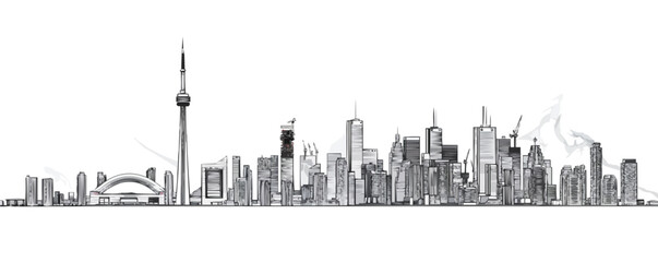 Naklejka premium Detailed cupcake line art illustration with swirled frosting.