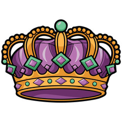 Mardi gras crown icon