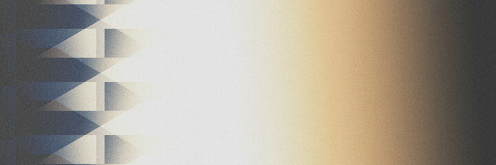 Geometric Design Abstract beige brown color gradient dark background grainy noise texture banner, website header design