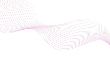 Elegant Flowing Pink Wave Line Background