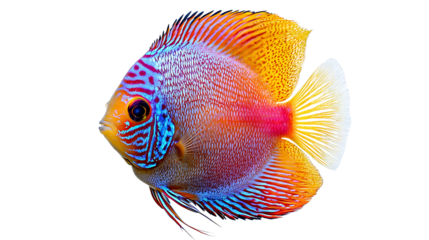 Colorful tropical fish swimming gracefully.