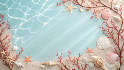 Delicate Underwater Marine Frame