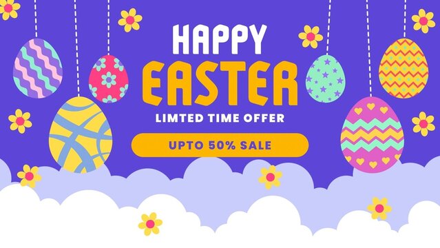 Happy Easter Promotion Discount Template