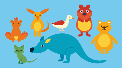 Animal set vector