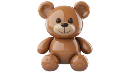 Fototapeta premium teddy bear isolated on white