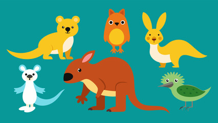 Animal set vector