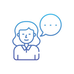 Speech Vector icon