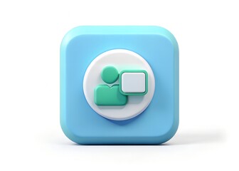 Digital Avatar Icon: A simple, yet engaging, depiction of a user icon, perfect for digital interfaces and illustrating online profiles, representing the essence of connection, user experience.