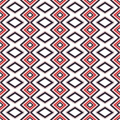 Red and Black Diamond Tribal Pattern