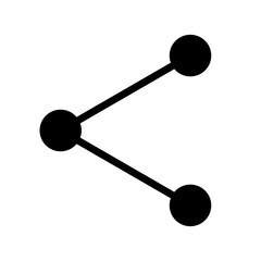 share glyph icon symbol vector illustration