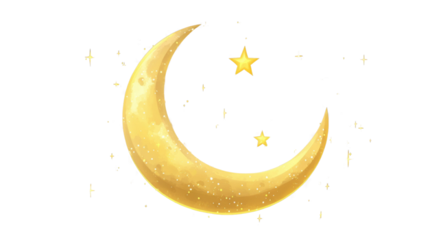 moon and stars - Powered by Adobe