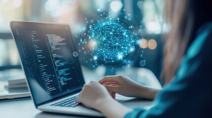 An AI powered remote learning platform, providing personalized educational experiences based on students’ progress and learning styles, Education tech style