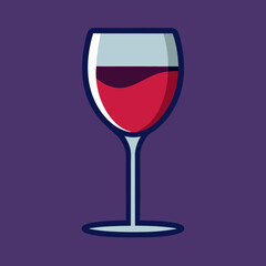glass of wine