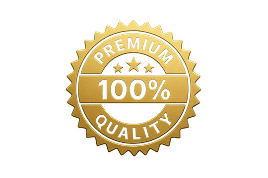 100% Premium Quality Gold Seal of Approval