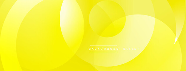 Layered circular shapes in vivid colors form a gradient-rich abstract design with smooth transitions, depth effects, and a modern, futuristic aesthetic