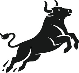 Bull animal vector silhouette