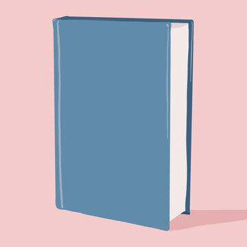 Minimalist Book Illustration in Pastel Style