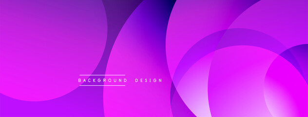 Background design with overlapping circular shapes, featuring smooth gradients and soft lighting effects, creating a dynamic abstract composition