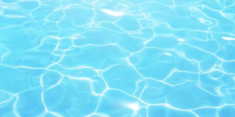 Obraz premium blue water wave texture background,Closeup of desaturated transparent clear calm water surface texture with splashes and bubbles. Trendy abstract nature background.turquoise water surface, banner