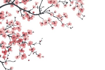 Blossom elegant nature design.