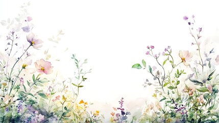 Obraz premium A soft watercolor hand paint background