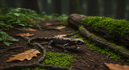 Salamander's Journey: A Glimpse into the Secret Life of Forest Amphibians
