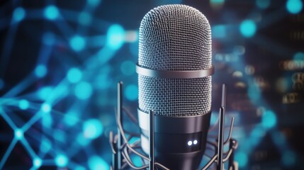 An AI powered voice synthesis tool, creating realistic voiceovers for various applications like audiobooks and advertisements, Speech tech style