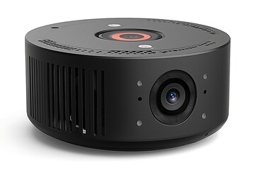 Fototapeta premium Advanced Compact Smart Home Surveillance Device for Enhanced Security and Monitoring