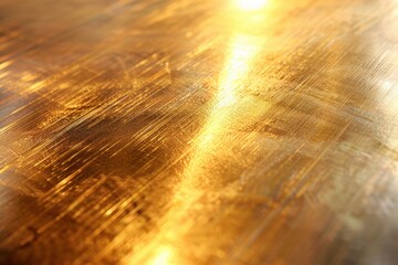 Golden shimmering abstract surface texture