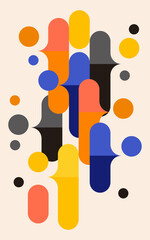 Abstract circle modern pattern geometric for decoration