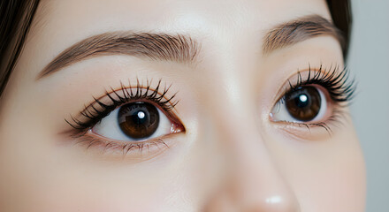 Obraz premium female eye close-up
