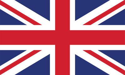united kingdom flag vector stock