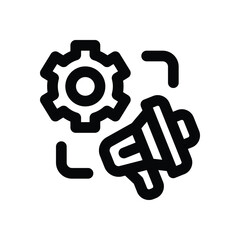 management line icon. Clean and minimalist vector icon for websites, mobile apps, presentations, and logos. Fully scalable and customizable for any project.