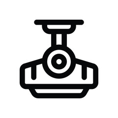 projector line icon. Clean and minimalist vector icon for websites, mobile apps, presentations, and logos. Fully scalable and customizable for any project.
