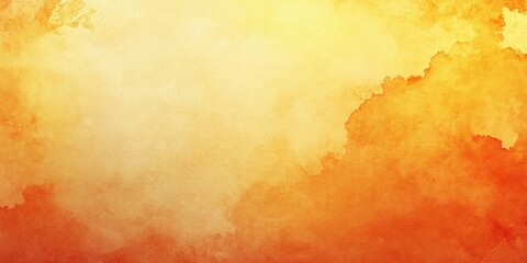 Obraz premium orange and yellow gradient background wallpaper,vintage orange wall grunge distressed textures surface background, orange watercolor, banner 