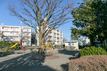 Obraz premium 山下西公園（宮坂やまにし公園）＿東京都世田谷区宮坂３丁目３４−３