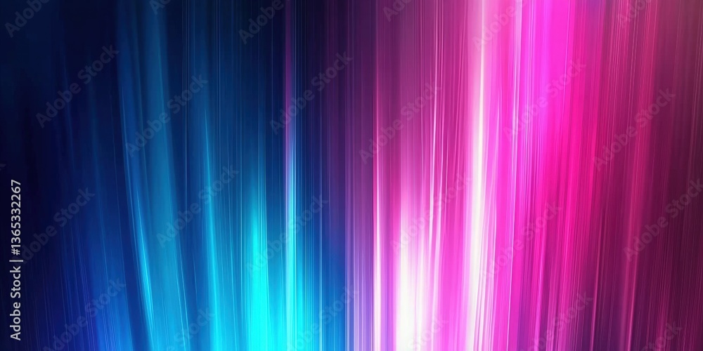 Poster dynamic vibrant abstract neon gradient background featuring glowing lines and futuristic design elem