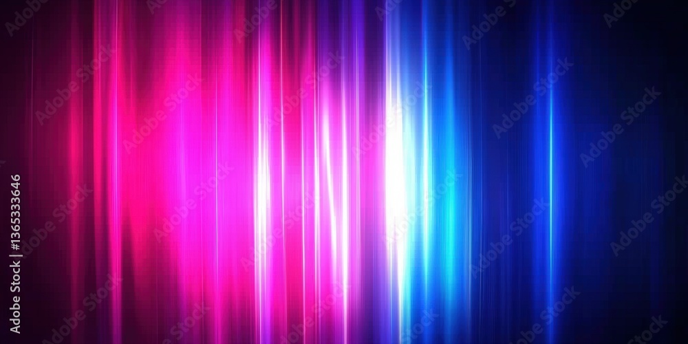 Poster dynamic vibrant abstract neon gradient background featuring glowing lines and futuristic design elem