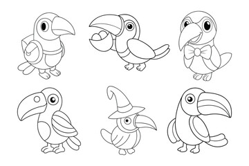 Tropical Toucan Coloring Book – Relaxing and Creative Bird Art

